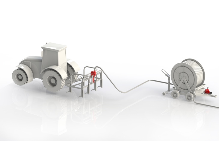 Image application Slurry spreading with umbilical system